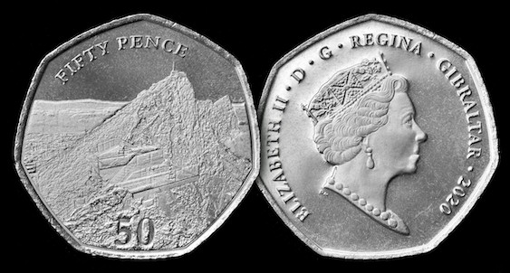 Gibraltar Skywalk 50p Coin