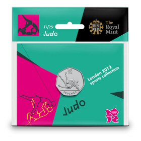 Judo 50p Coin based on Olympic sports design by David ...