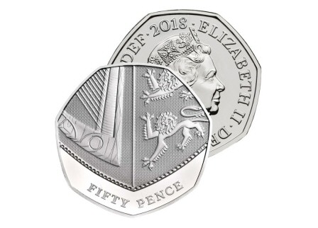 Shield of the Royal Arms 50p Coin