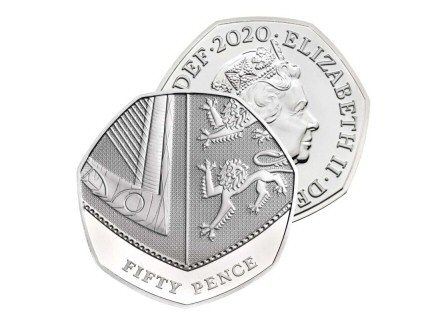 Shield of the Royal Arms 50p Coin
