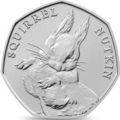 Squirrel Nutkin 50p Coin Squirrel Nutkin 50p Coin