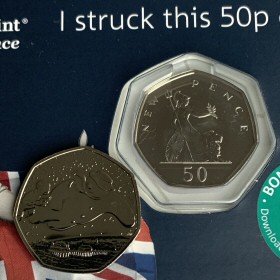 The Snowman 50p and 2019 Britannia SYO 50p