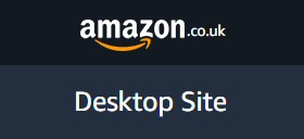 Amazon desktop site not mobile