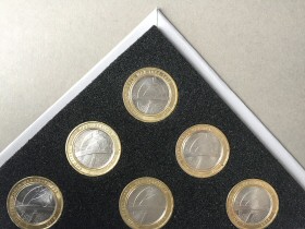 6 Army £2 Coins in the Coin Hunter Album