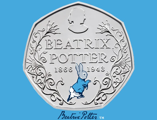 Beatrix Potter 50p