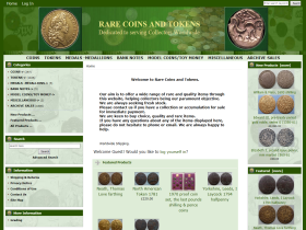 Rare Coins and Tokens