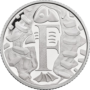 F - Fish and Chips 10p Coin