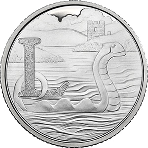 L - Loch Ness Monster 10p Coin
