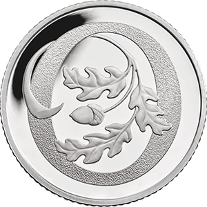 O - Oak Tree 10p Coin
