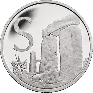 S - Stonehenge 10p Coin