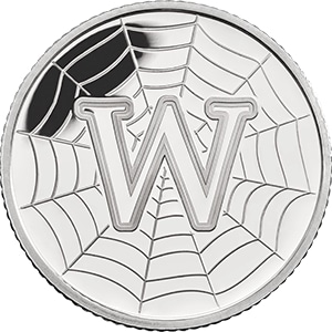 W - World Wide Web 10p Coin