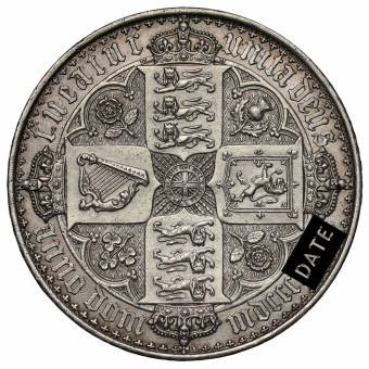 Reverse: Victoria 1853 Crown