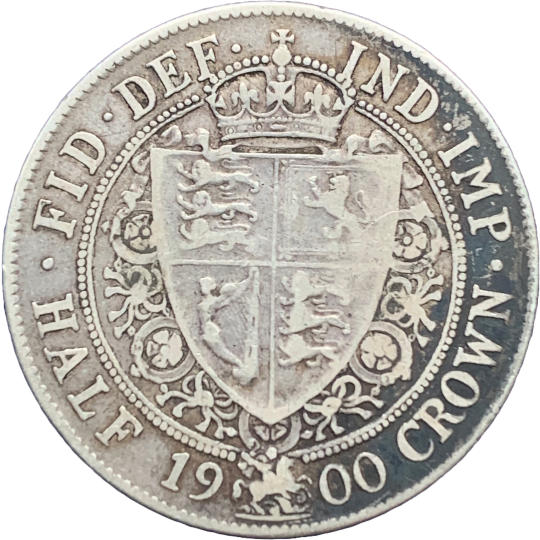 Reverse: Victoria 1900 Half Crown