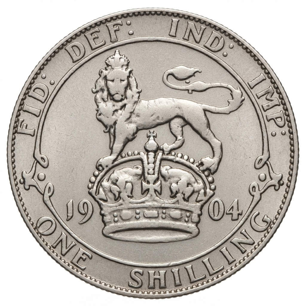 Reverse: Edward VII 1904 Shilling Reverse: Edward VII 1904 Shilling