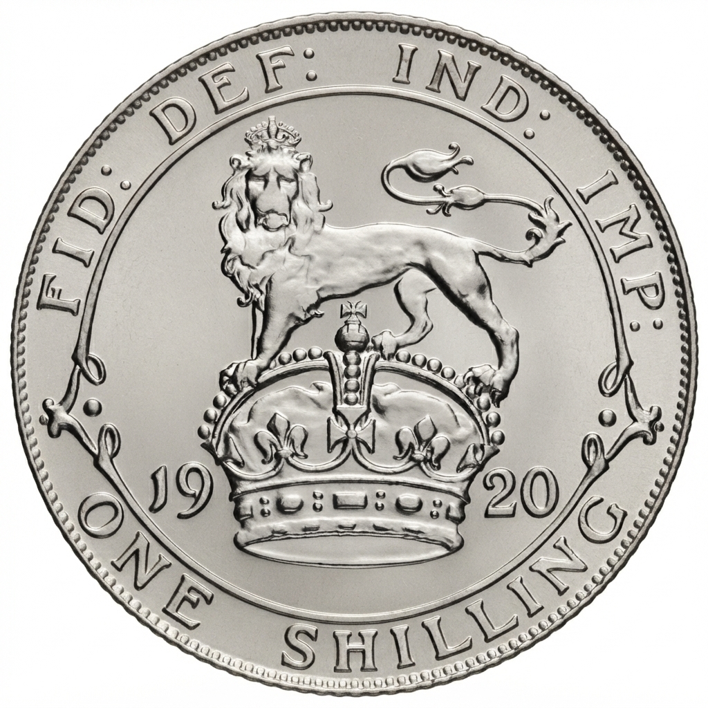 Reverse: George V 1920 Shilling