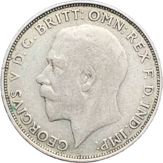 Obverse: George V 1922 Florin