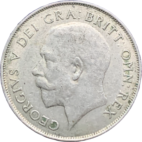 Obverse: George V 1922 Shilling