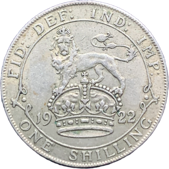 Reverse: George V 1922 Shilling