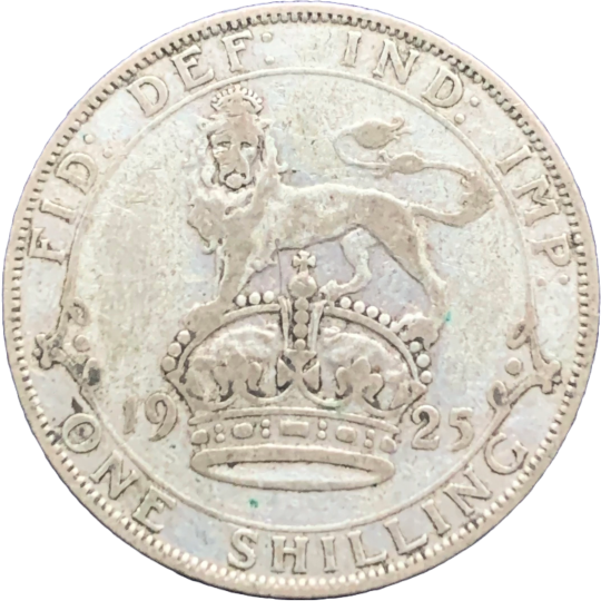 Reverse: George V 1925 Shilling