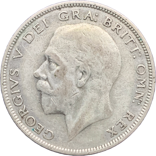 Obverse: George V 1928 Half Crown