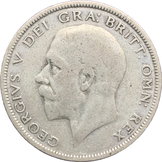 Obverse: George V 1935 Half Crown