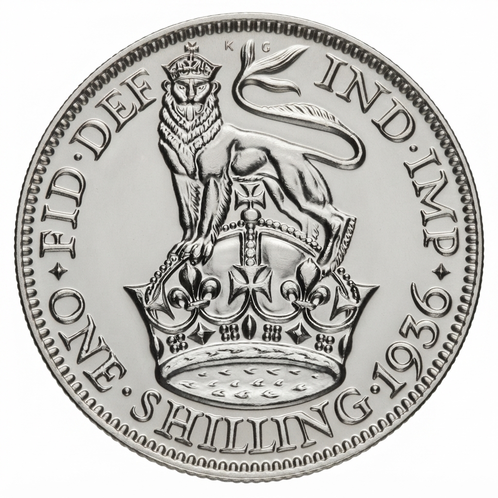 Reverse: George V 1936 Shilling