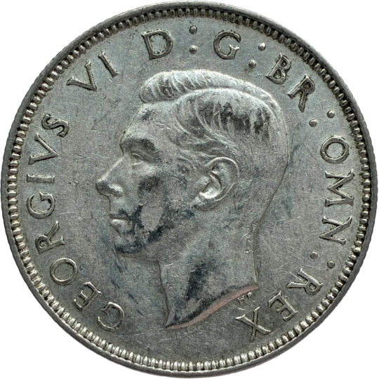 Obverse: George VI 1938 Silver Florin