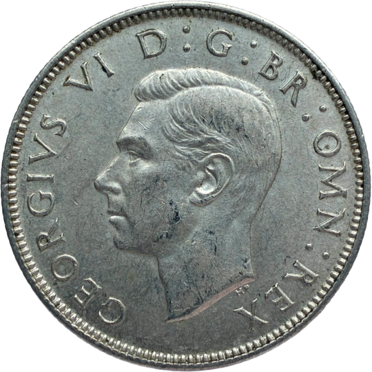 Obverse: George VI 1941 Silver Florin
