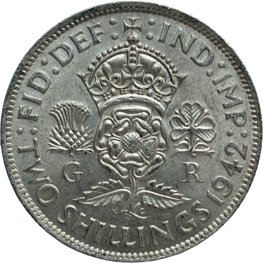Reverse: George VI 1942 Silver Florin
