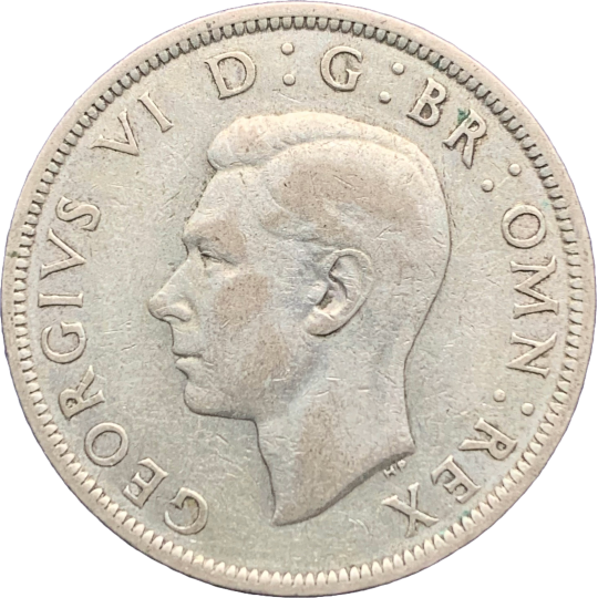 Obverse: George VI 1942 Half Crown