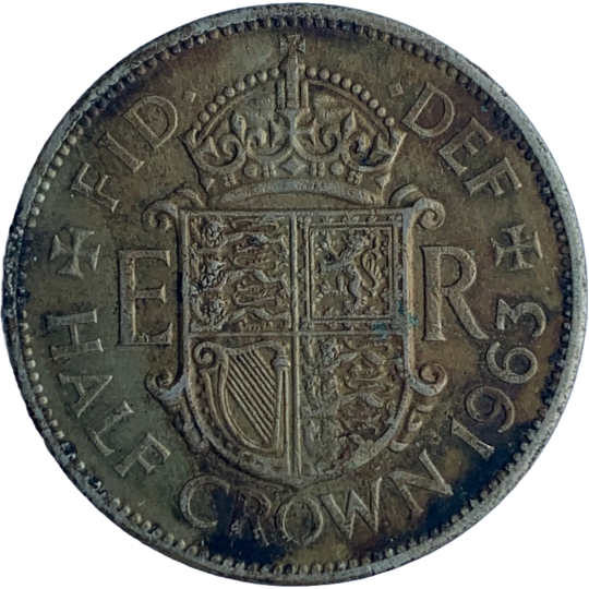 Reverse: Elizabeth II 1963 Half Crown