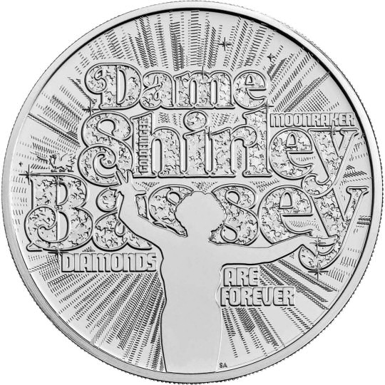 Reverse: Charles III 2023 £5 Dame Shirley Bassey