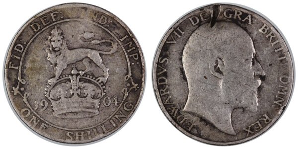 Edward VII 1904 Shilling