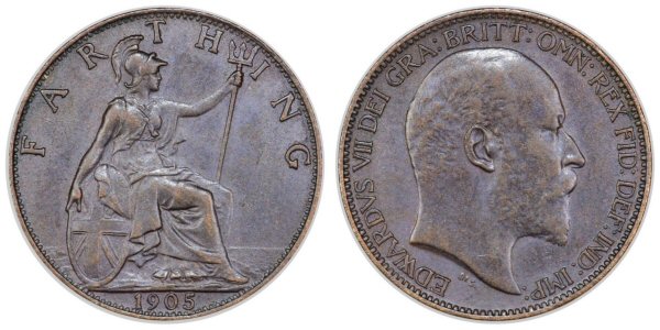 Edward VII 1905 Farthing