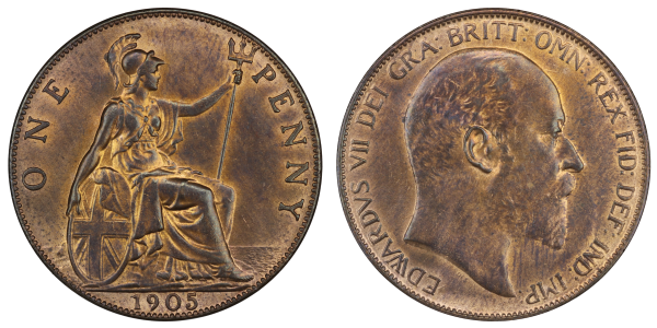 Edward VII 1905 Penny