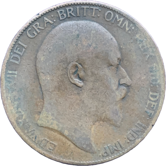 Obverse: Edward VII 1906 Penny