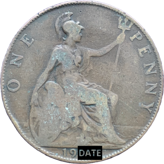 Reverse: Edward VII 1902 Penny