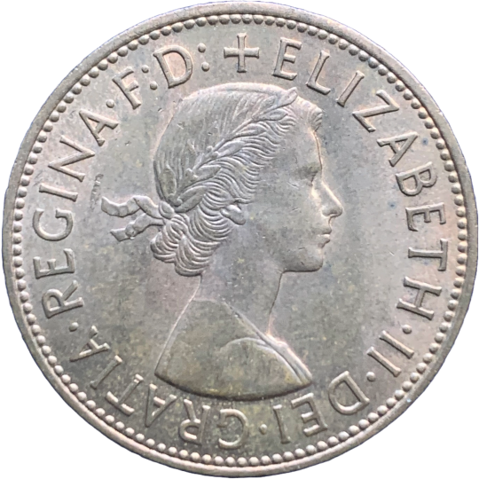 Obverse: Elizabeth II 1967 Penny