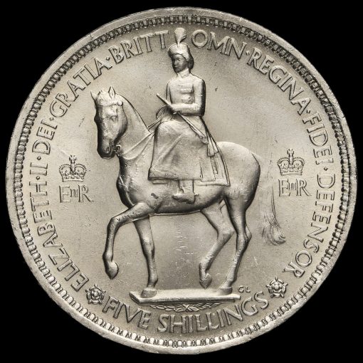 Obverse: Elizabeth II 1953 Crown