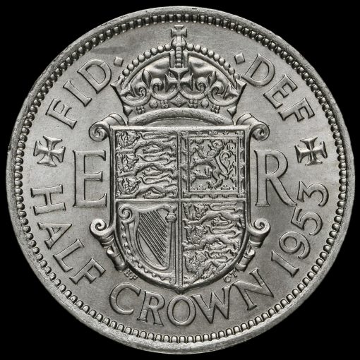 Reverse: Elizabeth II 1953 Half Crown