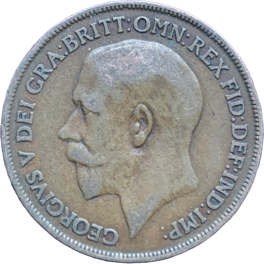 Obverse: George V 1914 Penny