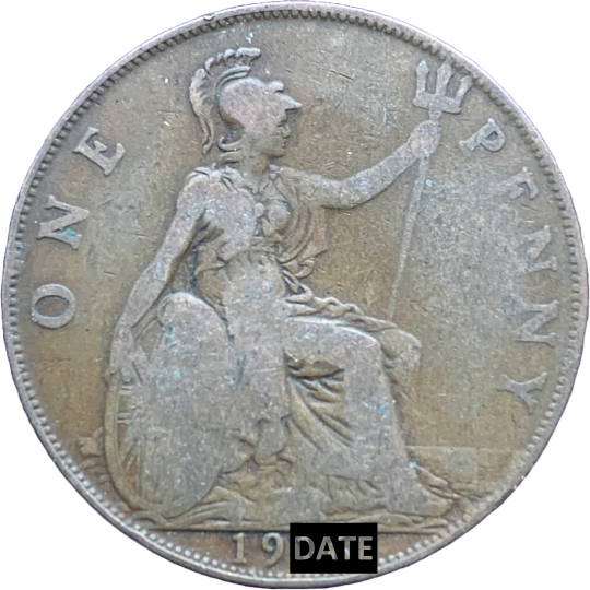 Reverse: George V 1914 Penny