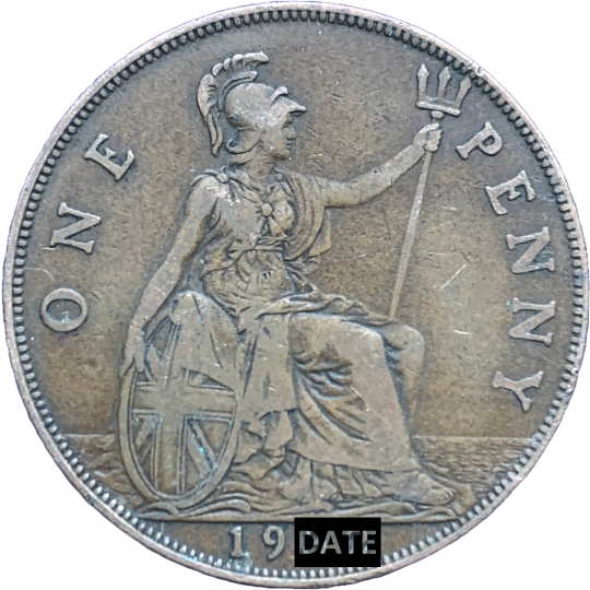 Reverse: George V 1934 Penny