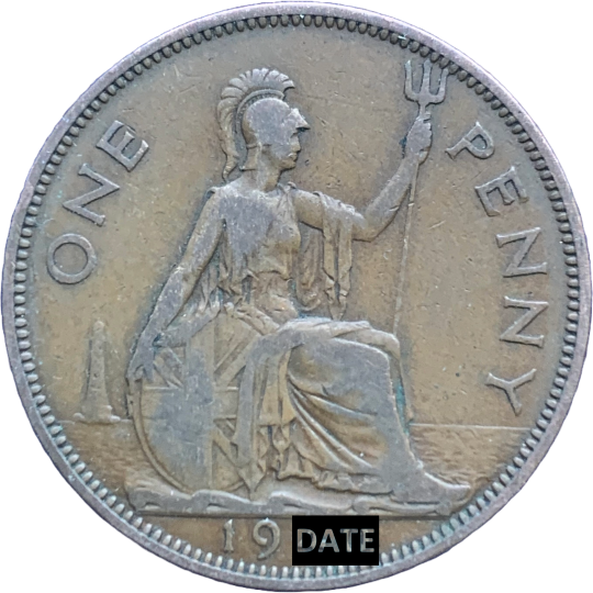 Reverse: George VI 1947 Penny