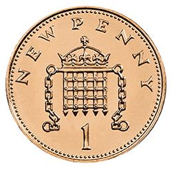 1971 1p Coins
