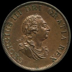 Reverse: George III 1799 Half Penny