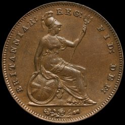 Obverse: Victoria 1855 Penny