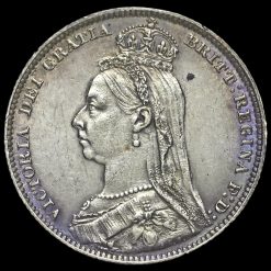 Reverse: Victoria 1890 Shilling