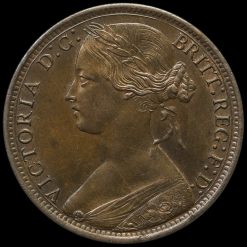 Reverse: Victoria 1868 Penny