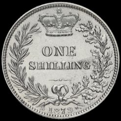 Obverse: Victoria 1879 Shilling